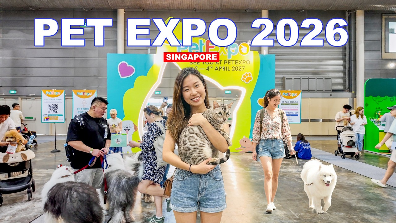🐈 Singapore Pet Expo 2026 | Singapore Largest Pet Event Tour🇸🇬❤️👍