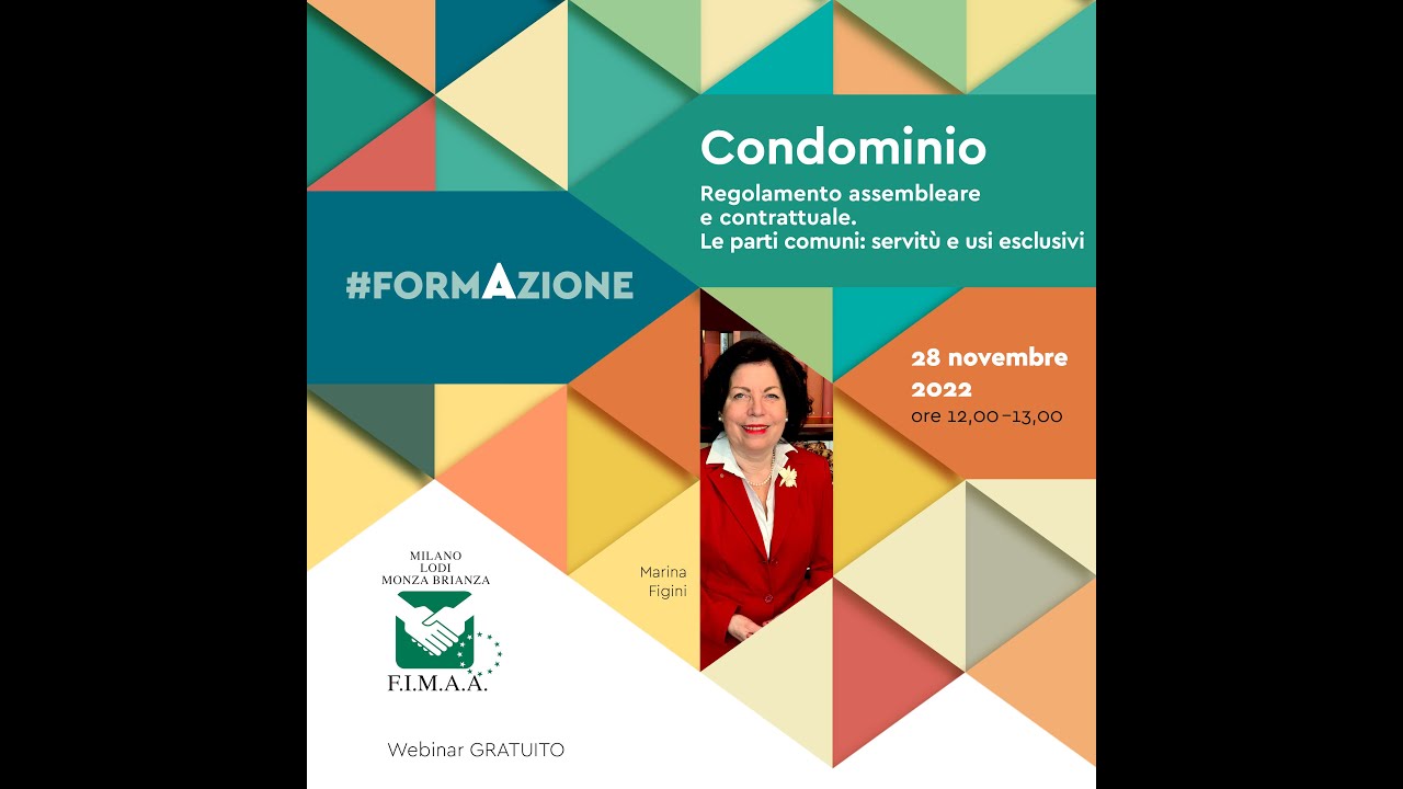 Condominio - Regolamento assembleare e contrattuale 28.11.2022