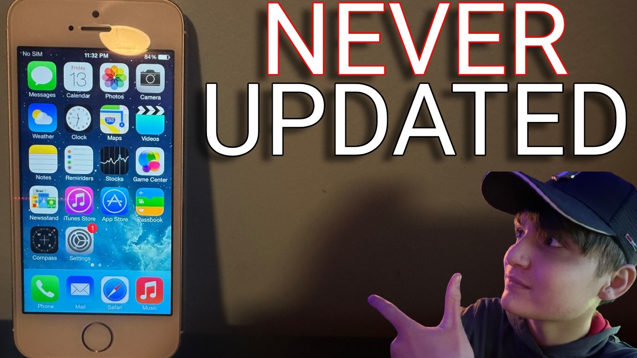 This iPhone 5S has NEVER Been UPDATED!