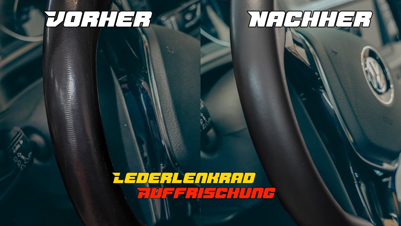 Glattleder LEDERLENKRAD Auffrischen Und Reparieren | How To | Anleitung