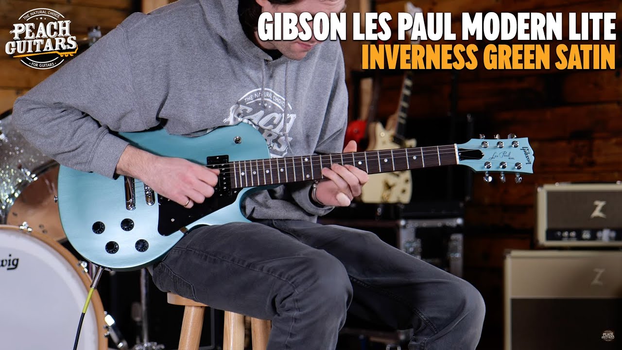 No Talking...Just Tones | Gibson Les Paul Modern Lite | Inverness Green Satin