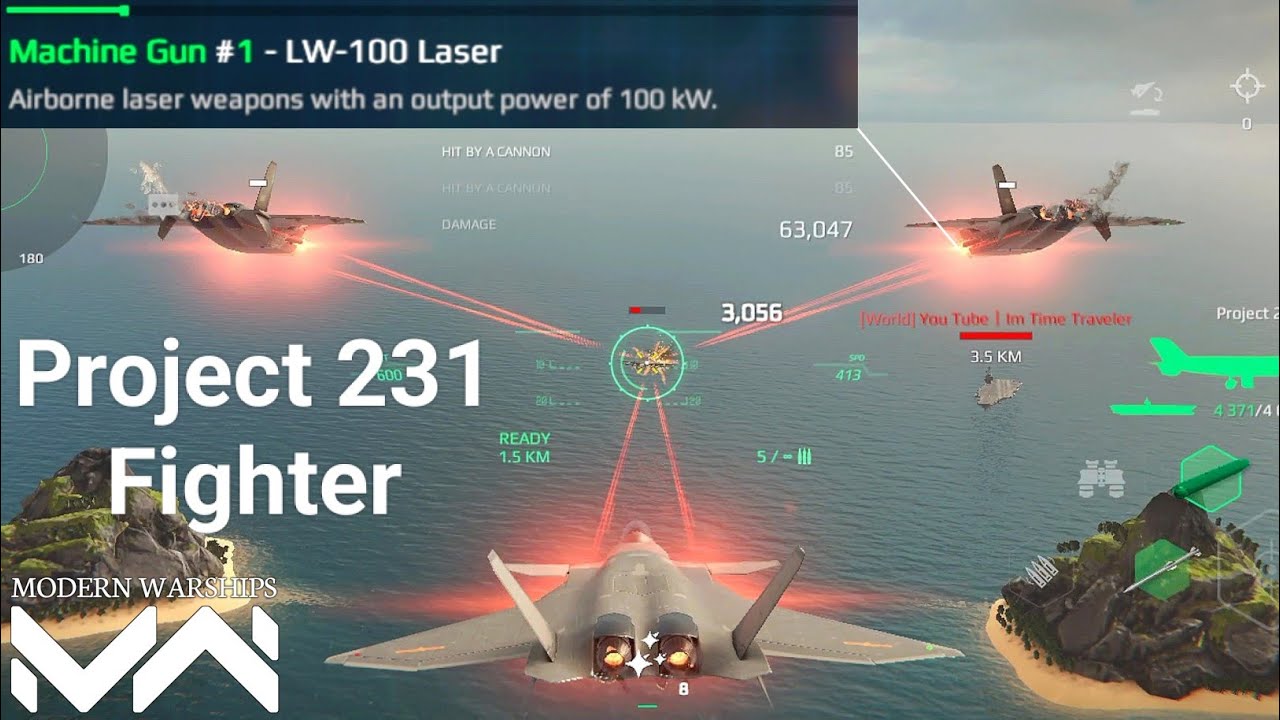 New VIP Fighter Project 231 Review - Modern Warships Alpha Update