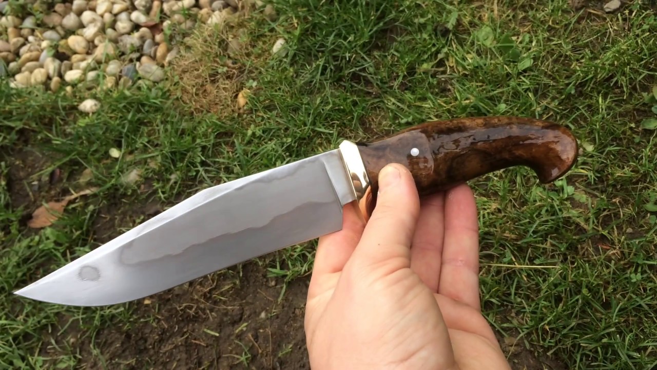 custom  messer knife mit hamon 33