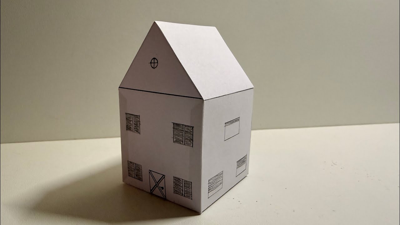 Tutorial of a Basic 4x4x4cm mini House
