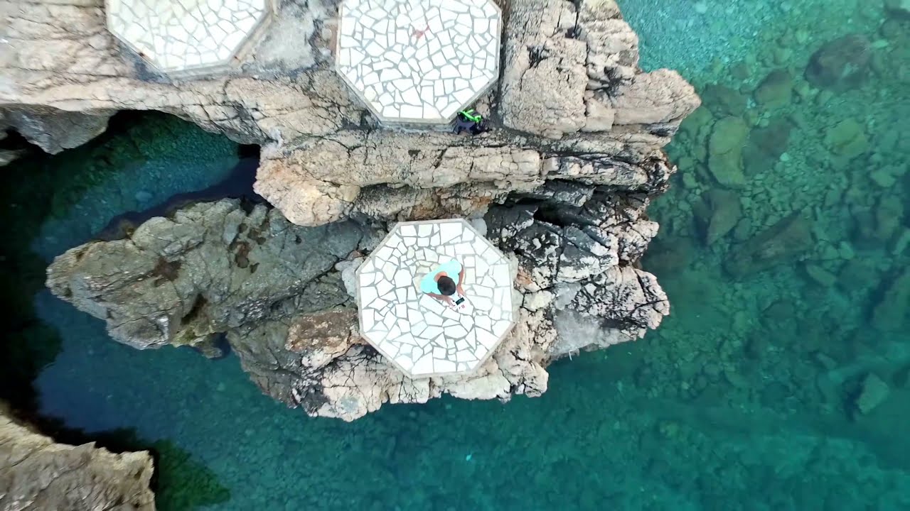 #OBENDROHNE #Kroatien #Novi #Vinodolski #Croatia #Kvarner #Bucht #Europa