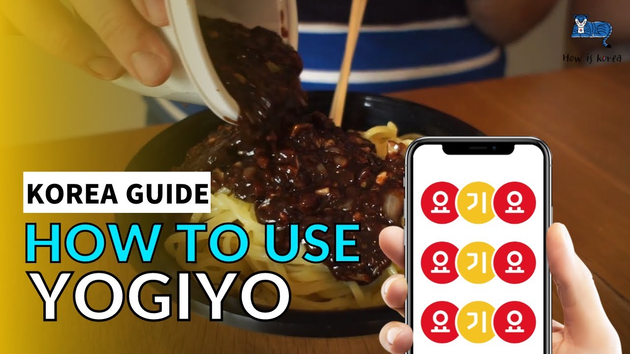 How To Use Yogiyo Delivery App in Korea | Ordering Jajangmyeon (and our fails!)