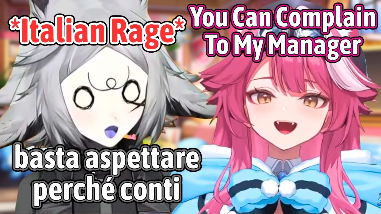 Rikku Can't Hold Her Italian Rage When Play This Game With Raora【Hololive EN】