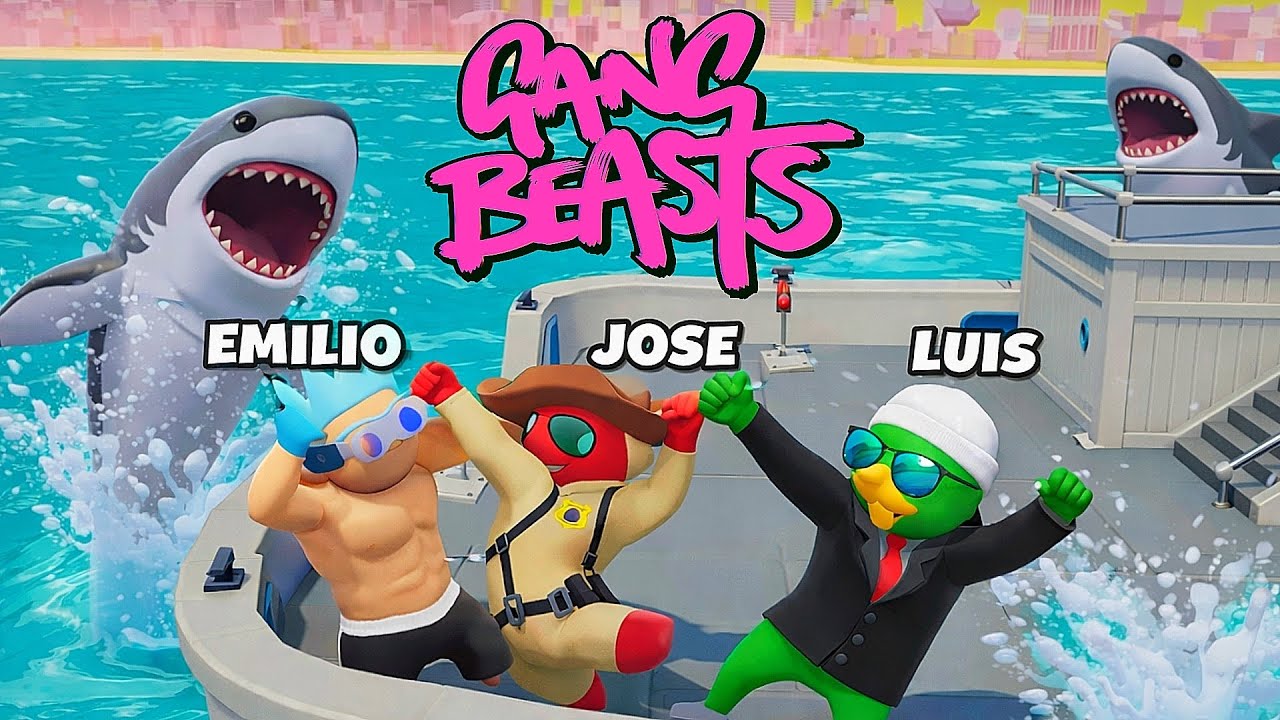 LAS RISAS NO FALTAN!! | GANG BEAST | FT Canutos 