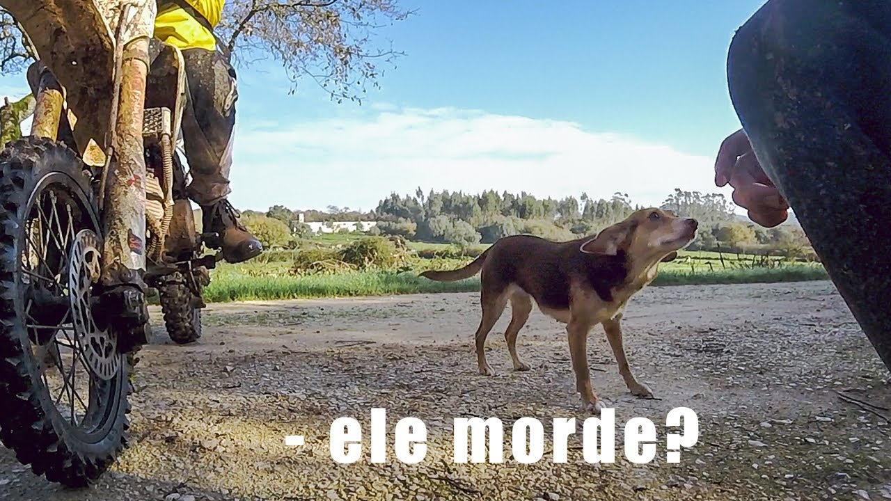 Pit bike enduro na lama (a caminho da serra)