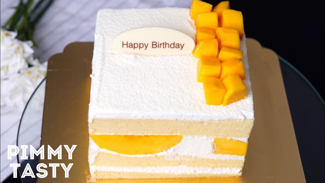Mango Cake Recipe เค้กมะม่วงครีมสด