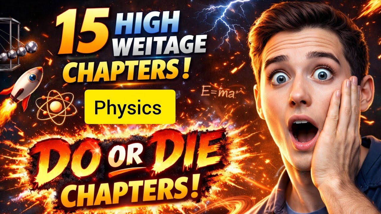 Last Minute NEET Physics Revision | 15 Do Or Die Chapters for 650+ Score|#neet2026