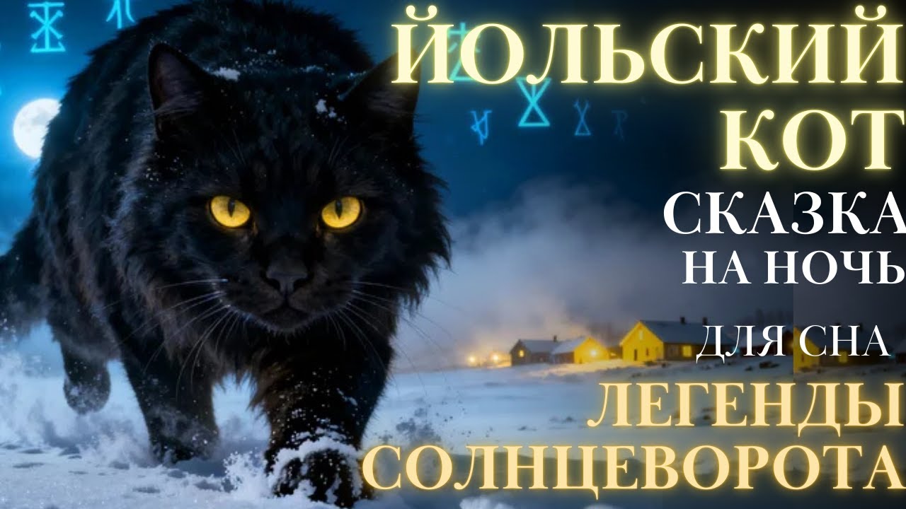 Йольский кот Исладская Сказка на ночь для взрослых| легенды солнца| Аудиосказки для сна| #сказка