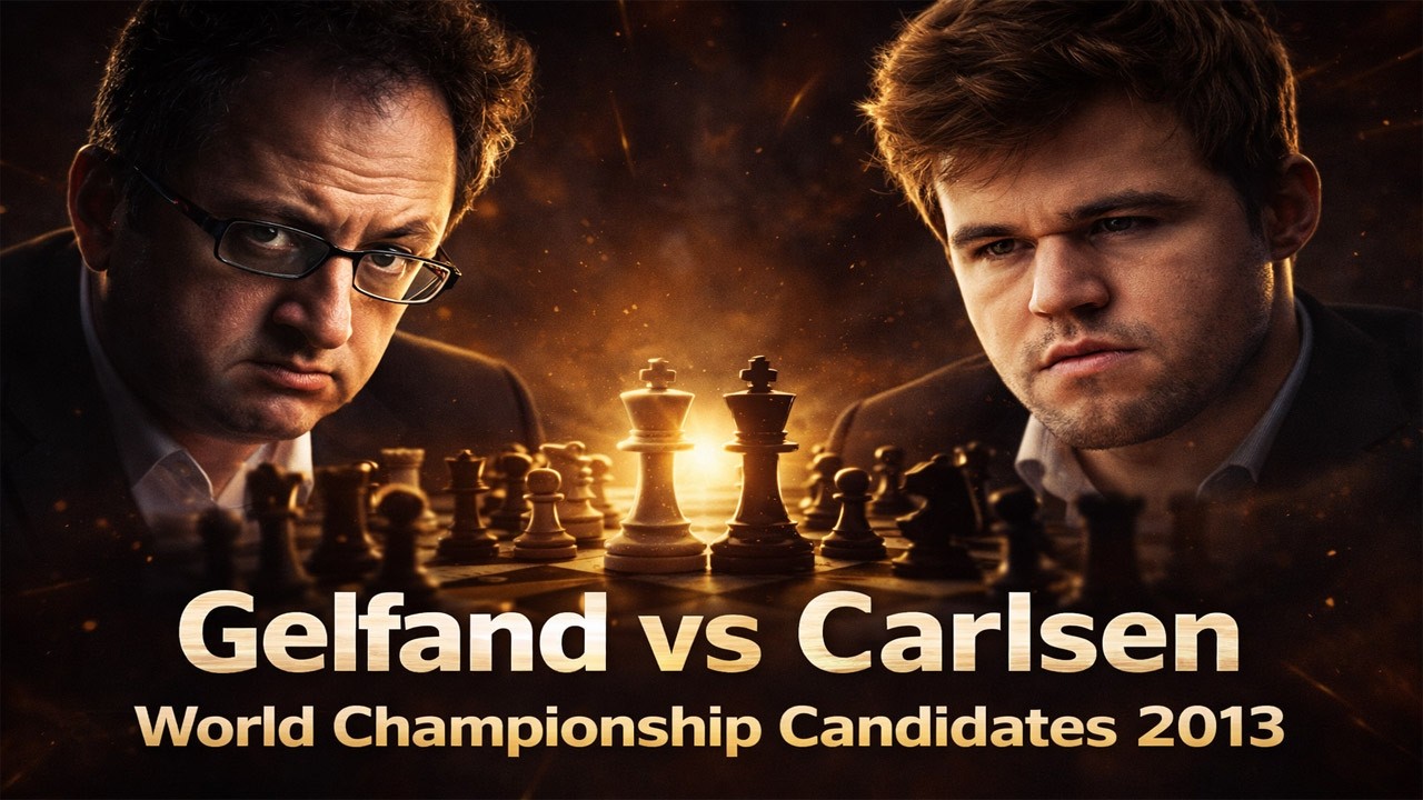 Boris Gelfand vs Magnus Carlsen🔹World Championship Candidates 2013-Queen's Gambit Declined