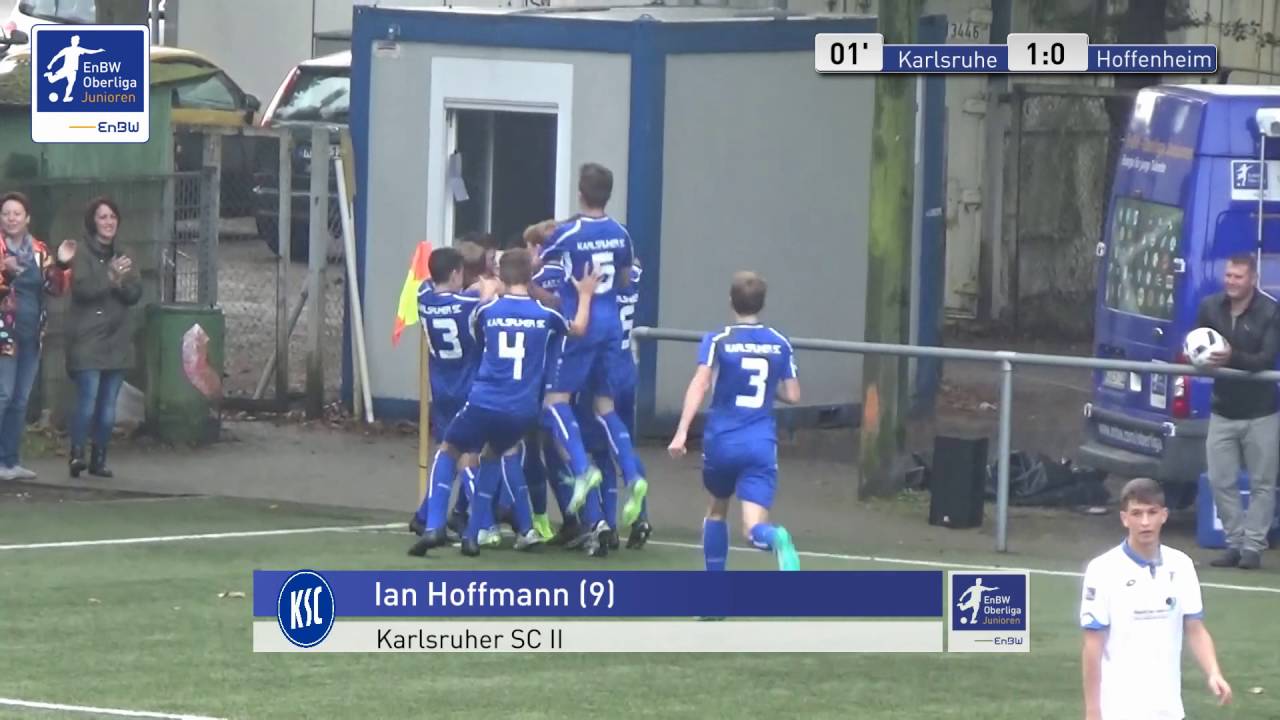B-Junioren - Karlsruher SC 2 vs. TSG 1899 Hoffenheim 2 1:0 - Ian Hoffmann