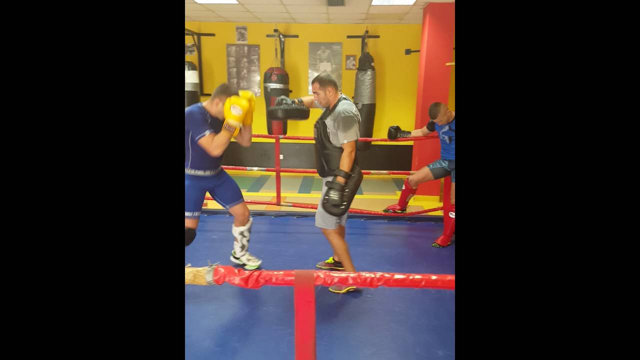 Wergi and Maku on Tariel Zandukeli Kick Pads!