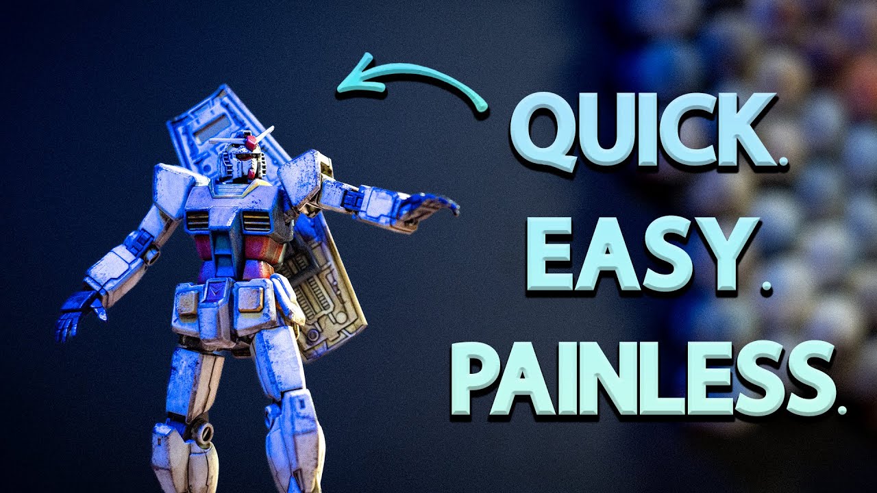SECRET PAINT & WEATHER HACK - Warhammer Guy Builds FIRST GUNDAM