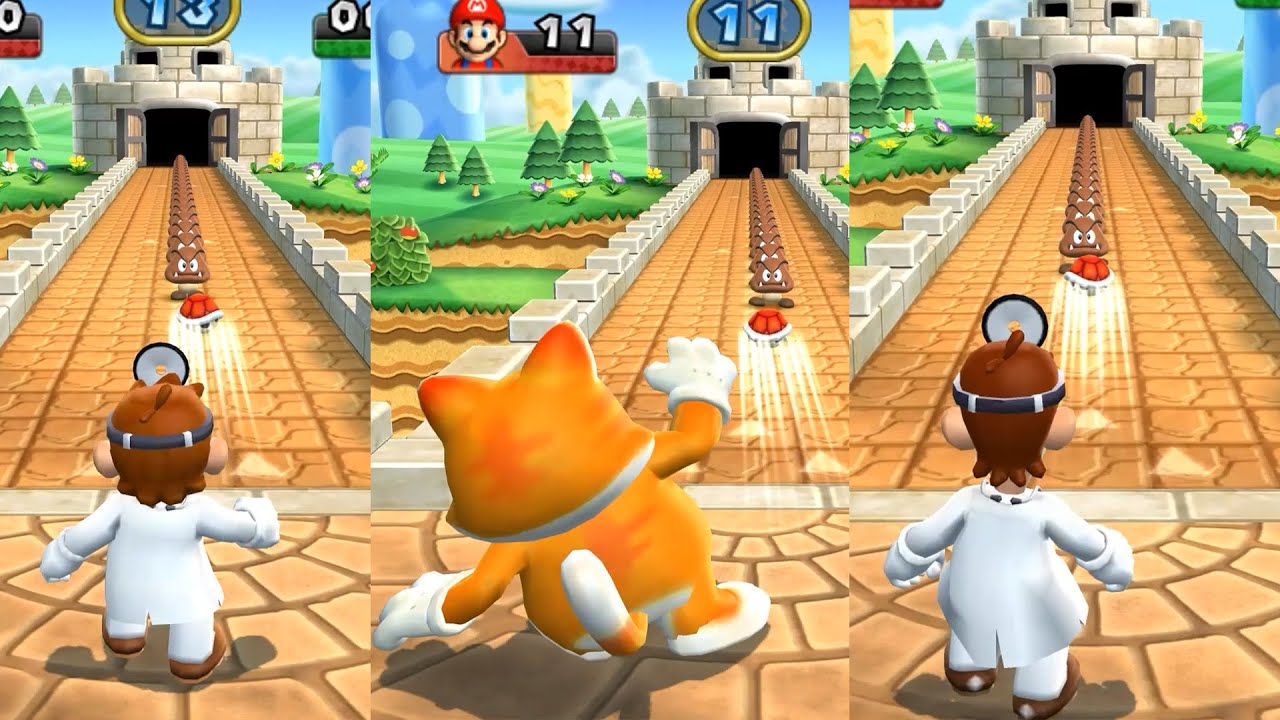 Battle of the Minigames - Golf Daisy vs Doctor Mario vs Cat Wario vs Doctor Luigi | Mario Party 9