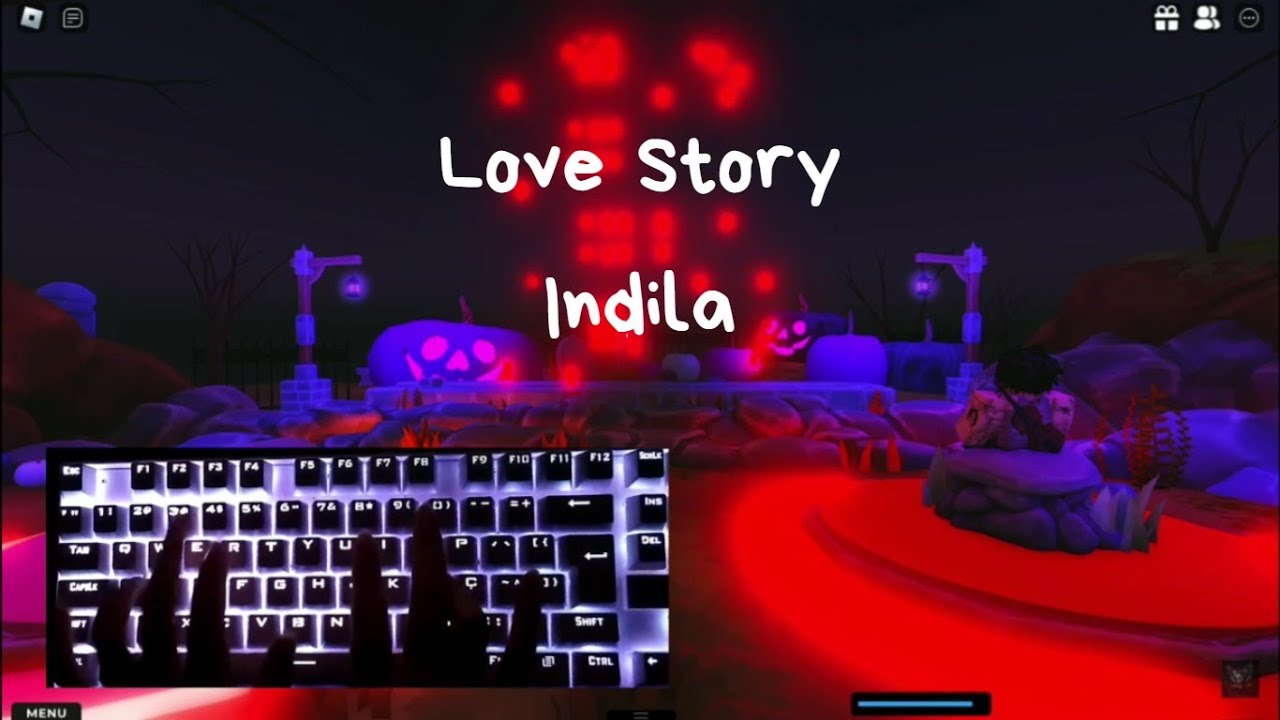 Love Story - Indila |Roblox Piano HandCam (sheets)