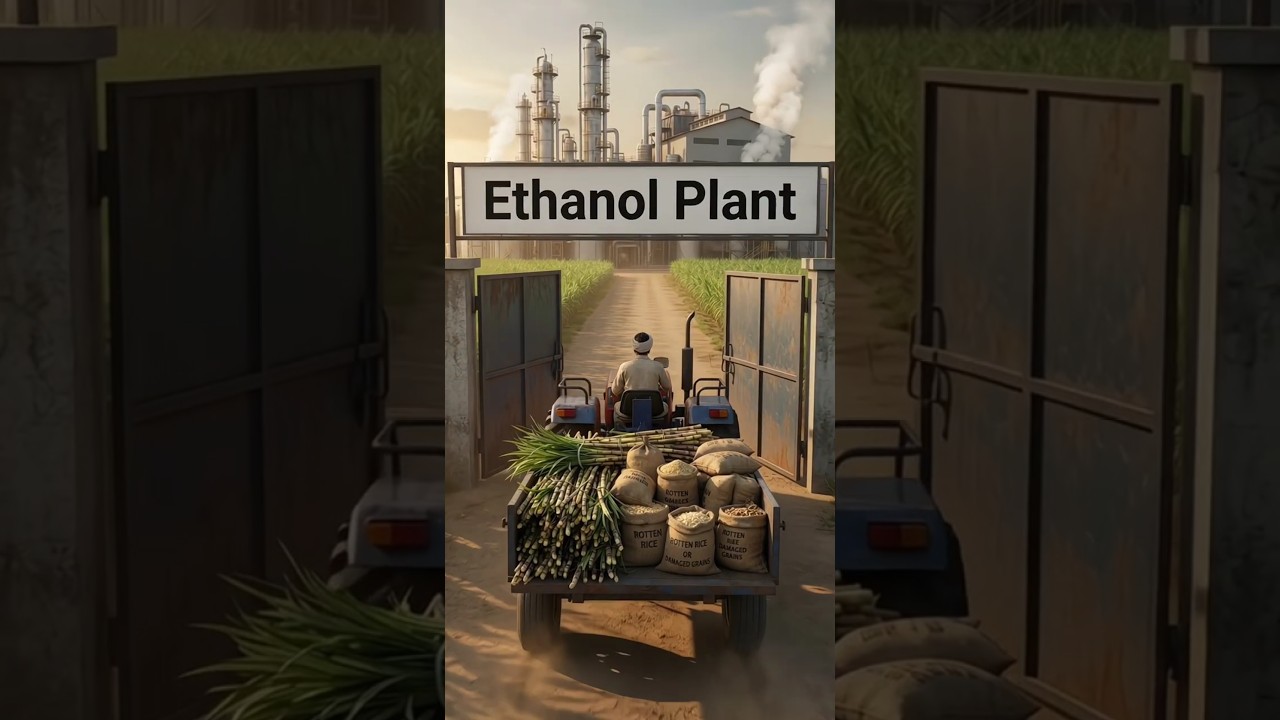 How Ethanol for E20 Fuel Is Made? | E20 ethonal (3D )Animation