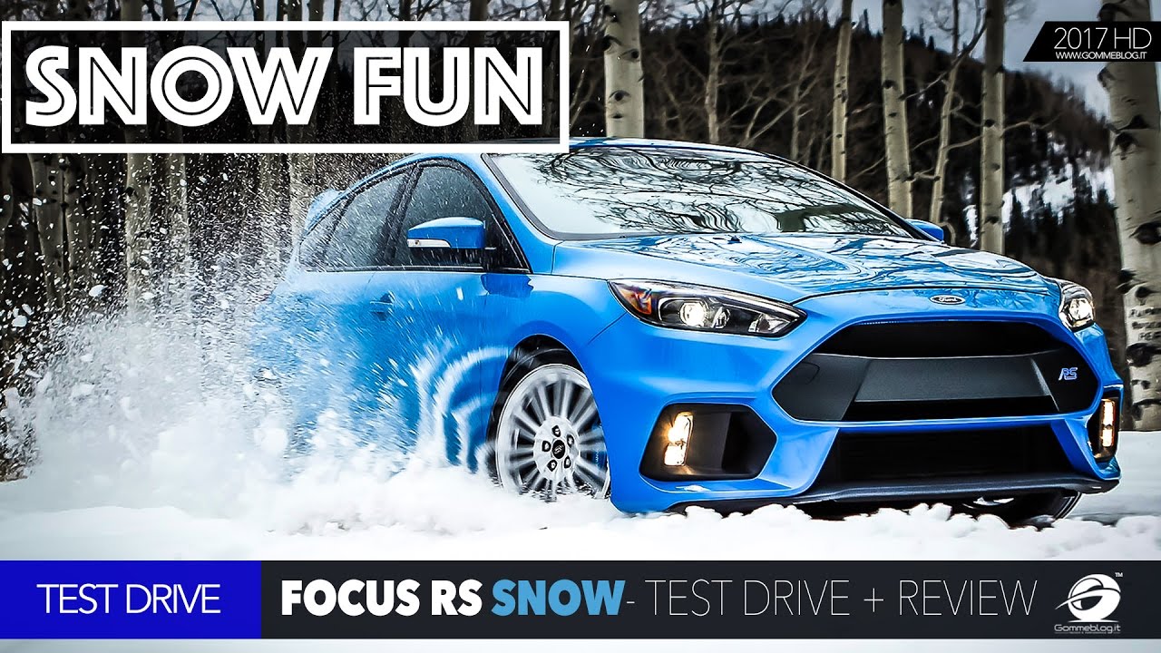 Ford Focus RS 2017 | SNOW TEST DRIVE | DRIVING REPORT + REVIEW