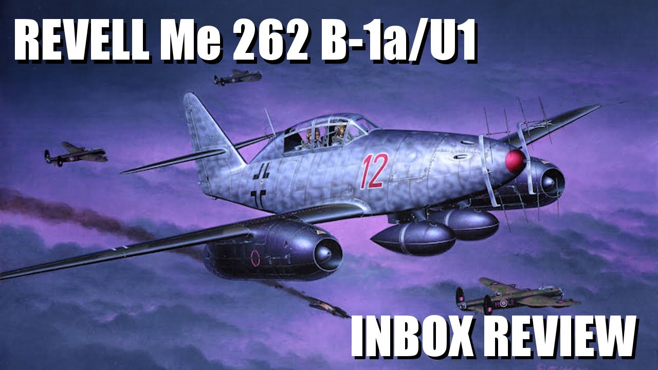 Revell Messerschmitt Me 262 B-1a/U1 1/72 inbox review