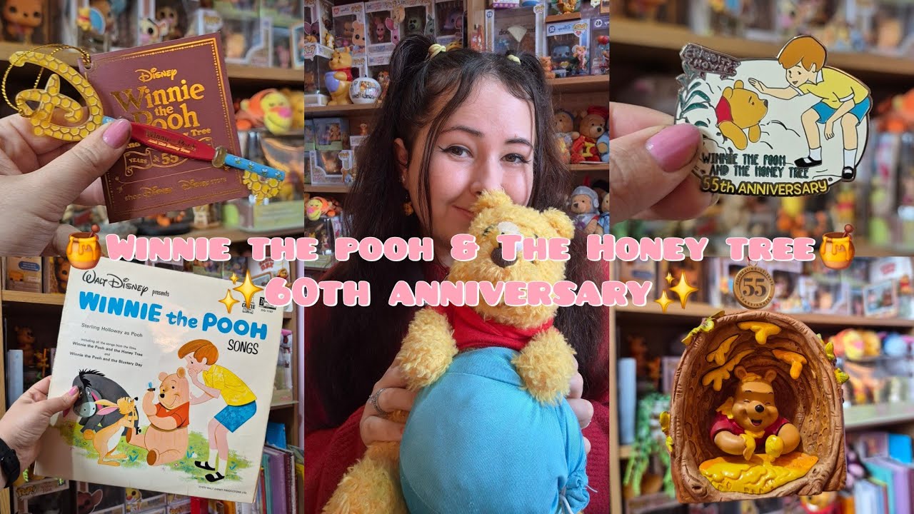 Winnie The Pooh And The Honey Tree 60th Anniversary 🐝🍯| Collection | Plush, Pin's & More