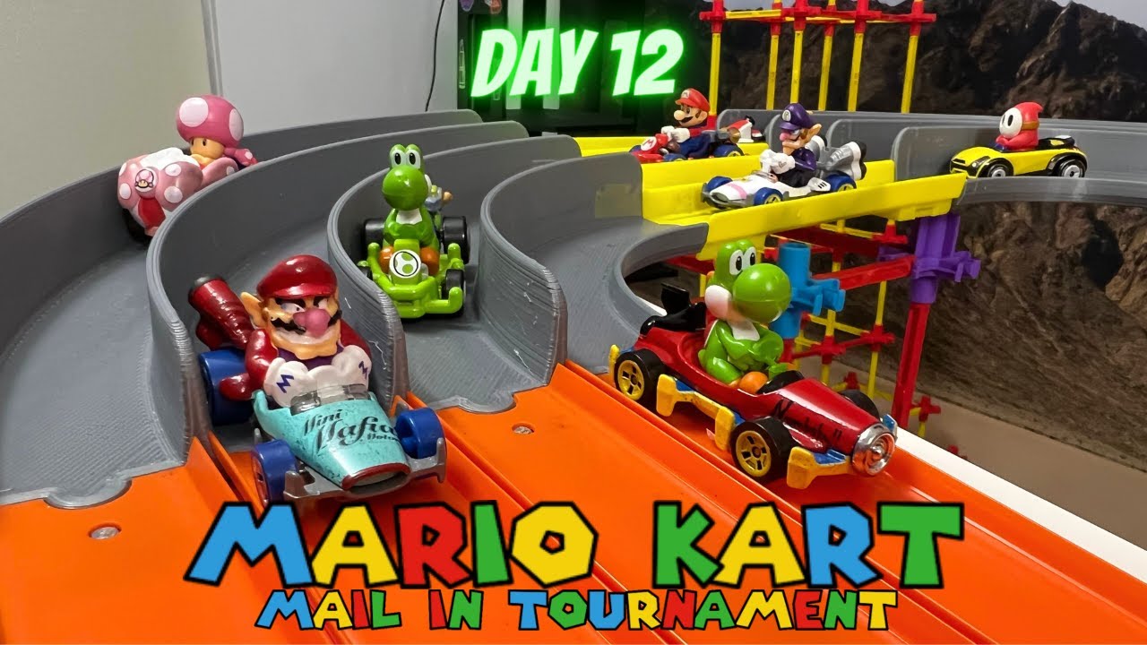 MARIO KARTS MAIL IN TOURNAMENT | DIECAST CARS RACING 12