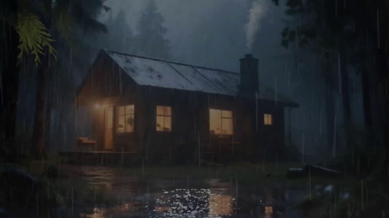 🌧️ Rainstorm & Thunder Sounds for Deep Sleep | Anxiety & Stress Relief