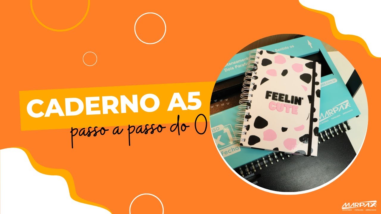 Como fazer um caderno personalizado do zero? Passo a passo Marpax