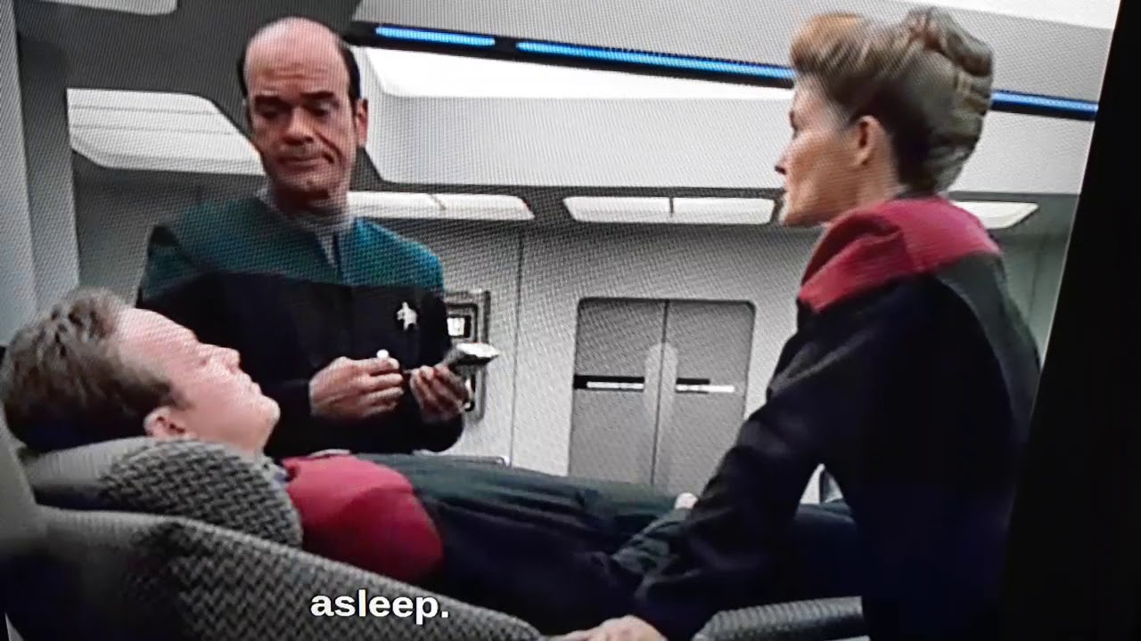 Voyagers Tom Paris after warp 10.