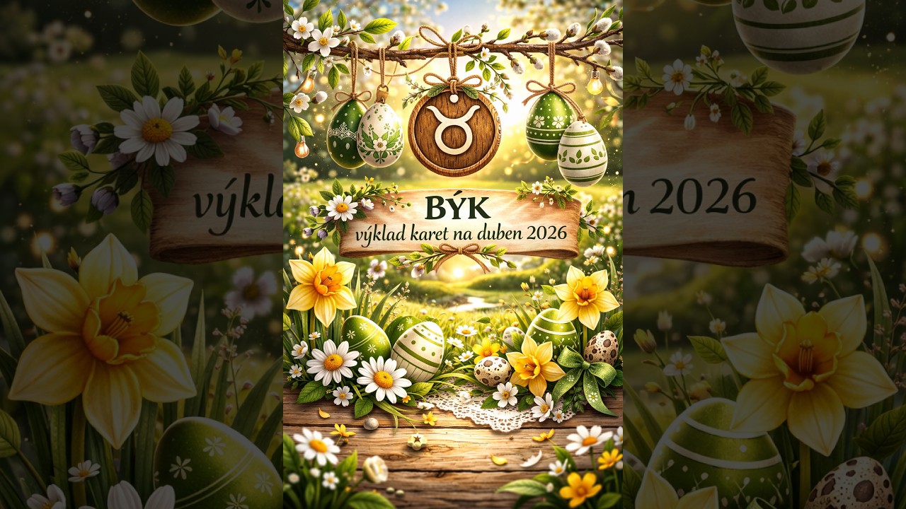 ✨ Duben 2026 – měsíční výklad karet pro znamení BÝK ♉ (práce • vztahy • energie měsíce)
