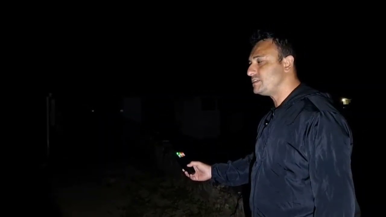 Estivemos no cemitério a noite medo tomo conta..