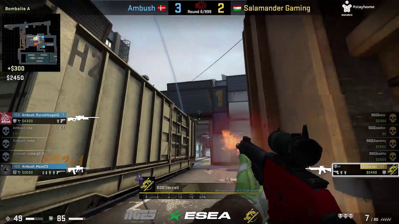 Torzsi ACE Salamander (0) vs. (1) Ambush - ESEA Advanced Season 33 Europe   2020.03.27.