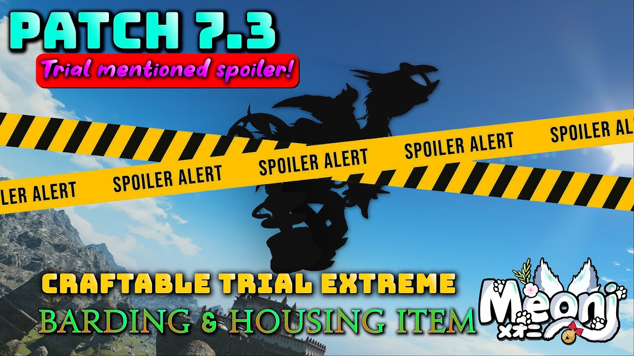 FFXIV: New Trial Barding & Housing Item - 7.3 Spoilers For Boss Name
