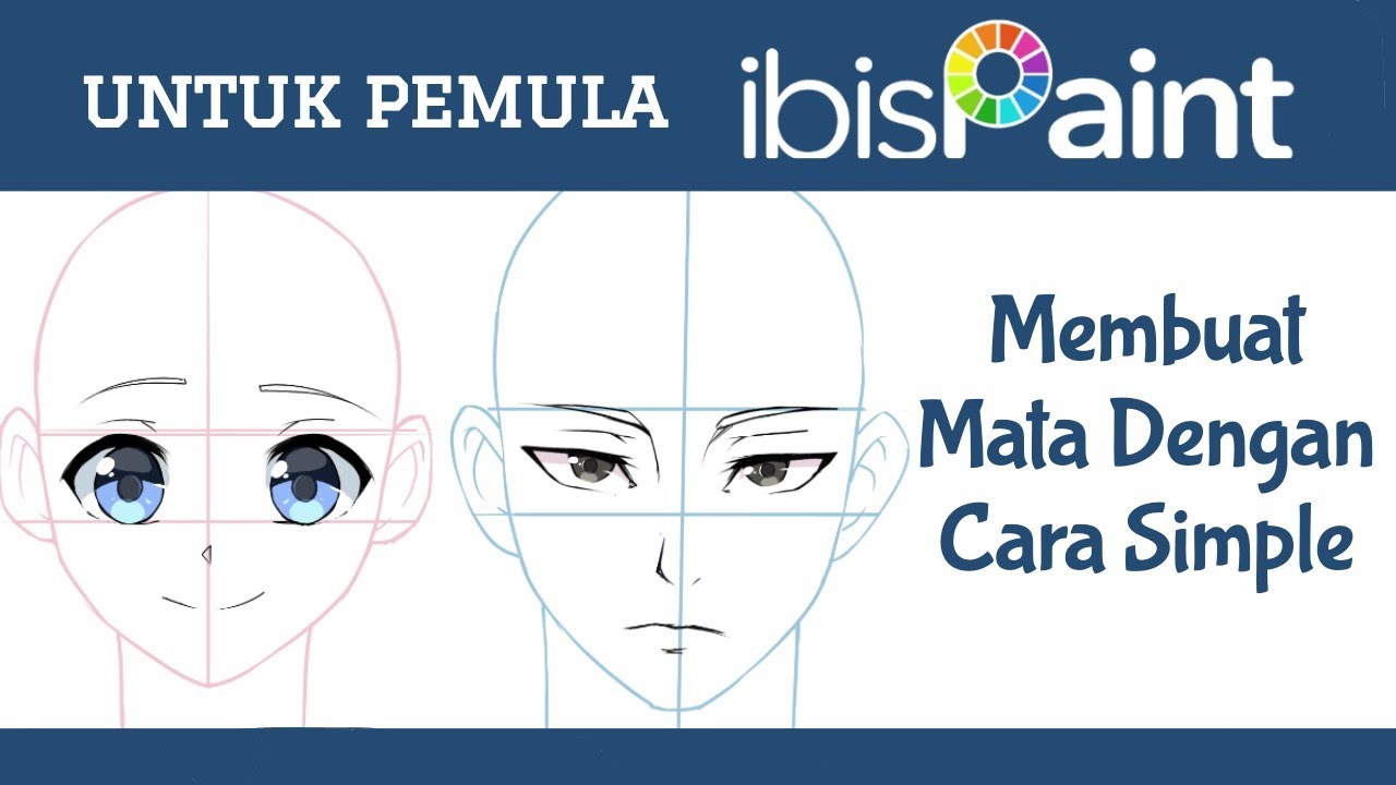 Cara Membuat Mata Sangat Simpel untuk Pemula | Ibis Paint X |