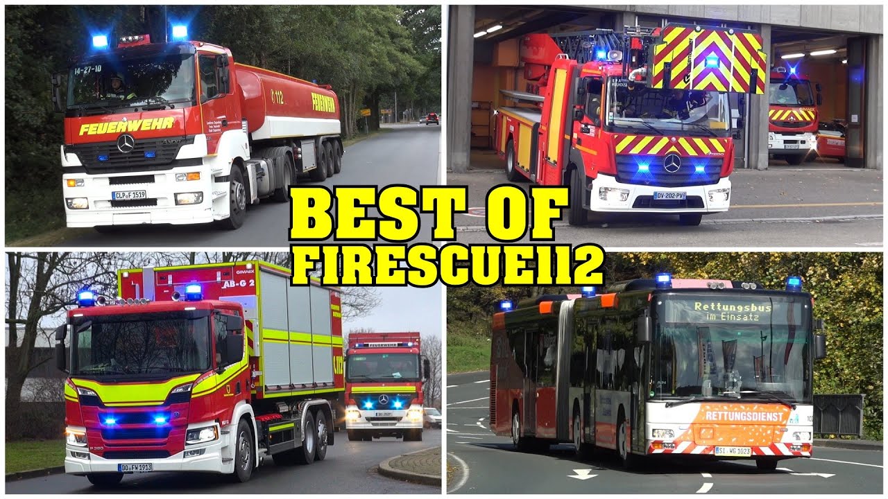 [100.000 ABO-SPECIAL] - BEST OF EINSATZFAHRTEN by Firescue112 | 2013-2019 | 75 Min. Feuerwehr & Co.