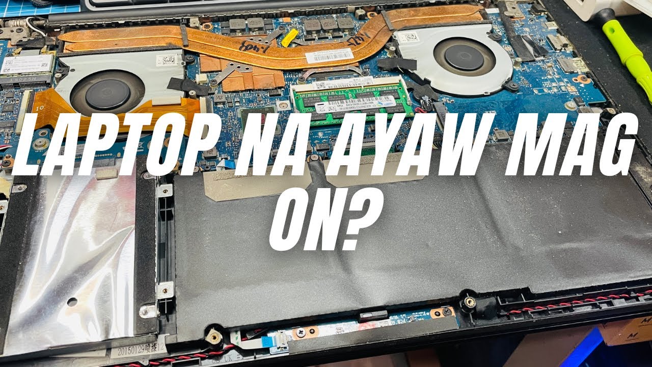 How to Fix Laptop Charging But Not Turning On (tagalog)