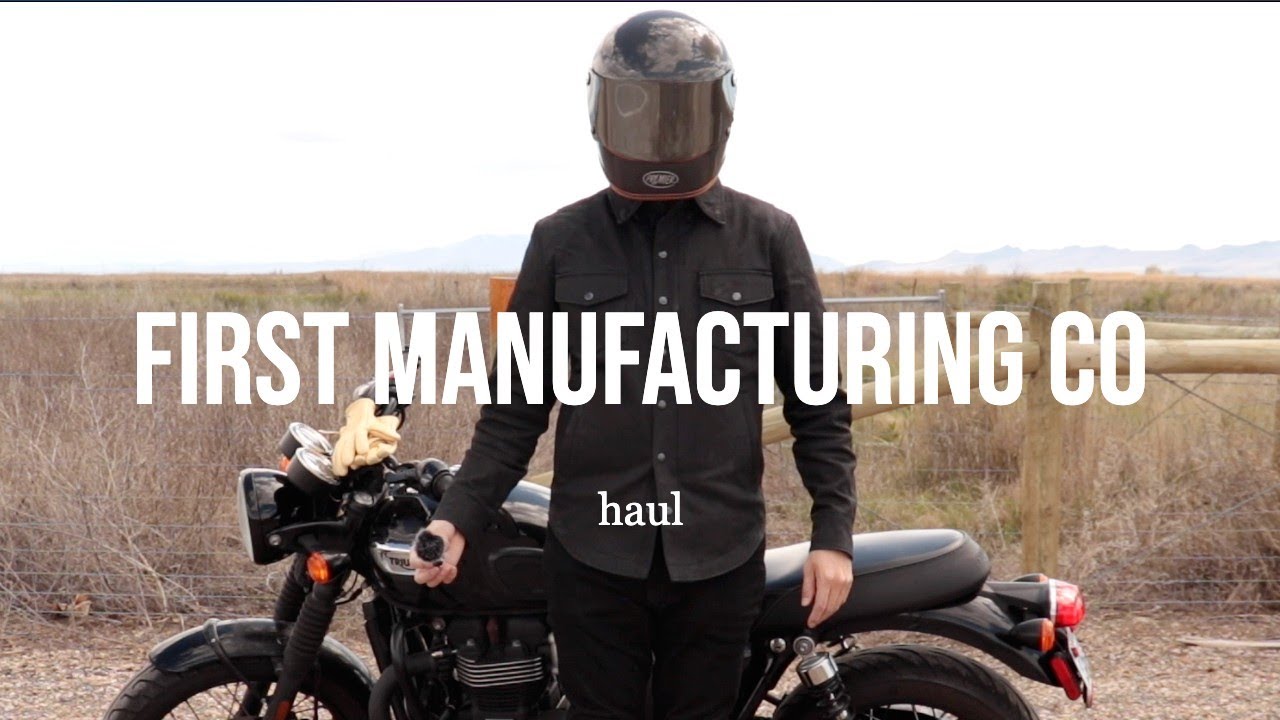 First Manufacturing Company: Equalizer Men's Motorcycle Denim Shirt (Code HYUNW for 50% OFF)
