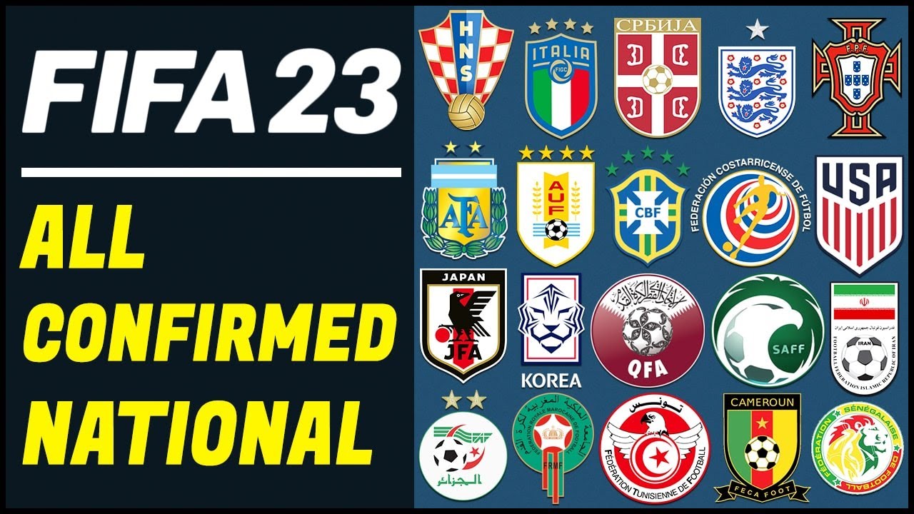 *NEW* FIFA 23 NEWS | +80 CONFIRMED LICENSED NATIONAL TEAMS ✅😱!