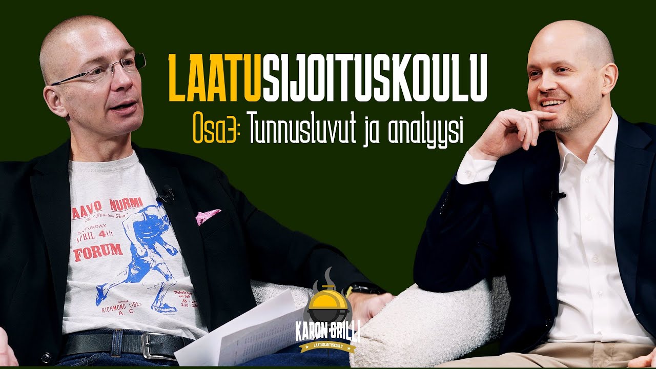 Tunnusluvut ja analyysi – Laatusijoituskoulu #3