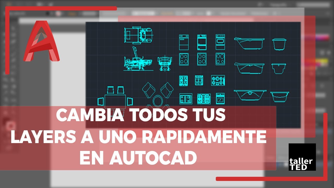 COMO TENER EN SOLO LAYER TODOS TUS BLOQUES (COMANDO LAYTRANS)