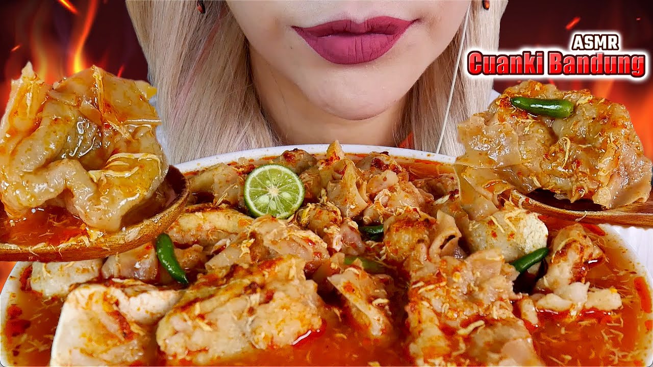 ASMR 🤩👌CUANKI PEDAS KHAS BANDUNG🔥 SIOMAY, BAKSO, TAHU 🇮🇩 INDONESIAN STREET FOOD