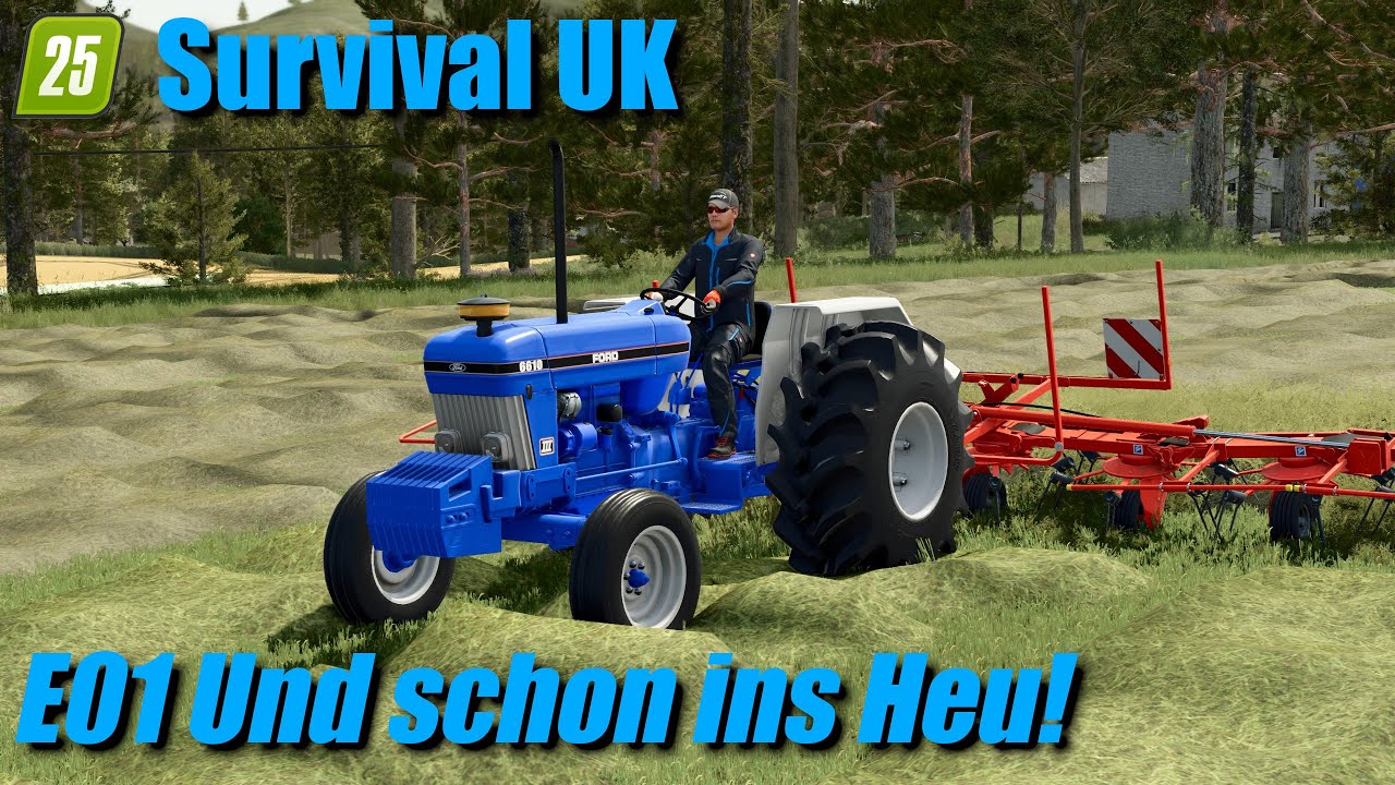 Und schon ins Heu! | Landwirtschafts Simulator 25 Survival UK Episode #001