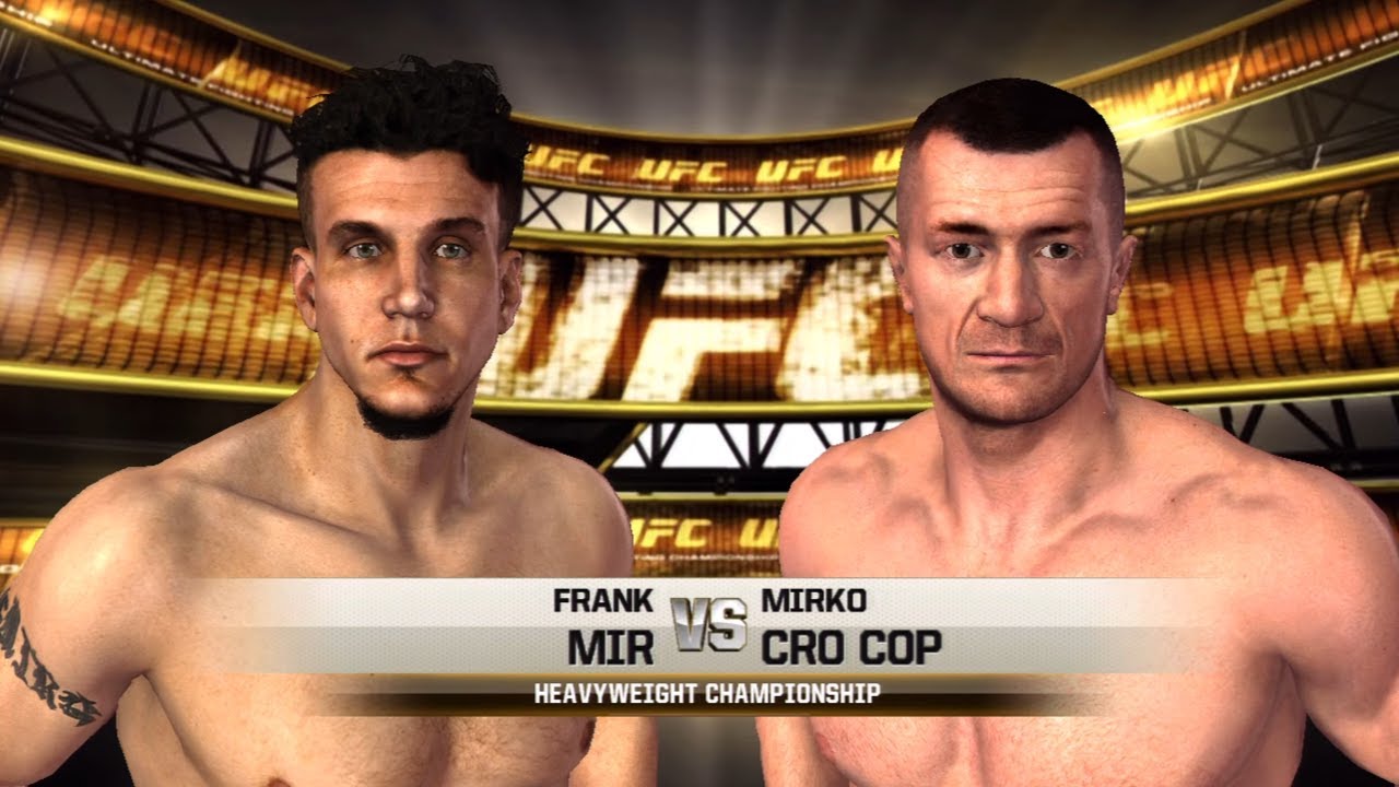 UFC Undisputed 2010 Gameplay Frank Mir vs Mirko Cro Cop