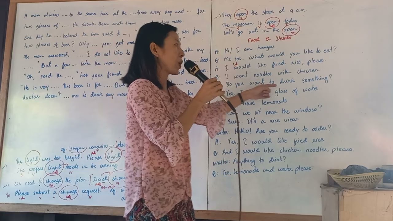 Summer English class. Day 5. (Speaking practice- Food and Drink)