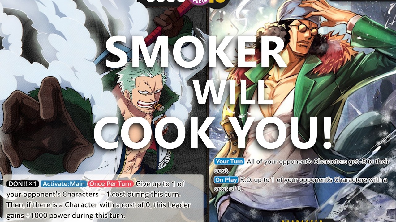 The Ultimate Board Wipe Engine! | OP12 Black Smoker Deck Profile (One Piece TCG)