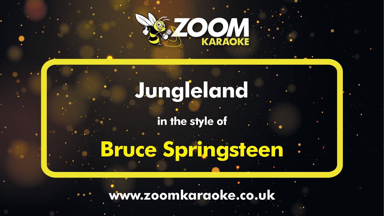 Bruce Springsteen - Jungleland - Karaoke Version from Zoom Karaoke