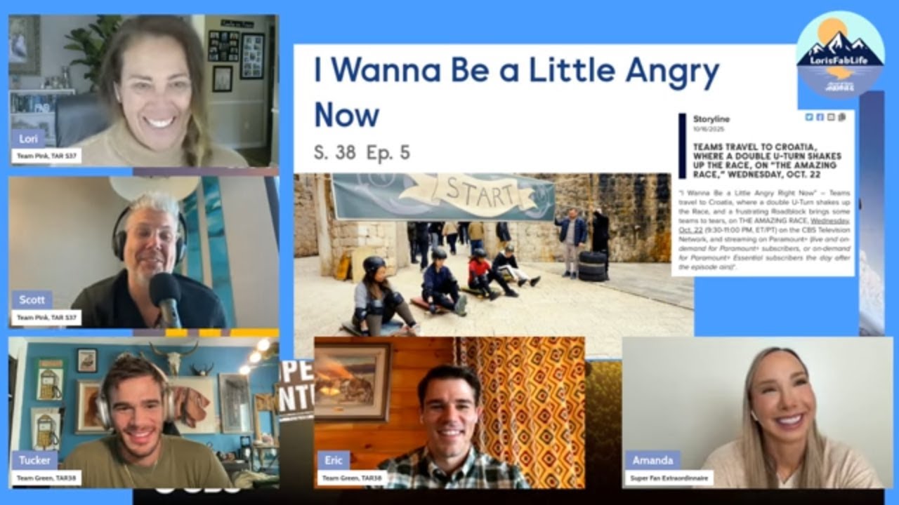 Amazing Race S38 – Episode 5 Panel Recap | Dubrovnik Drama, Tears & Double U-Turn Chaos! 🇭🇷