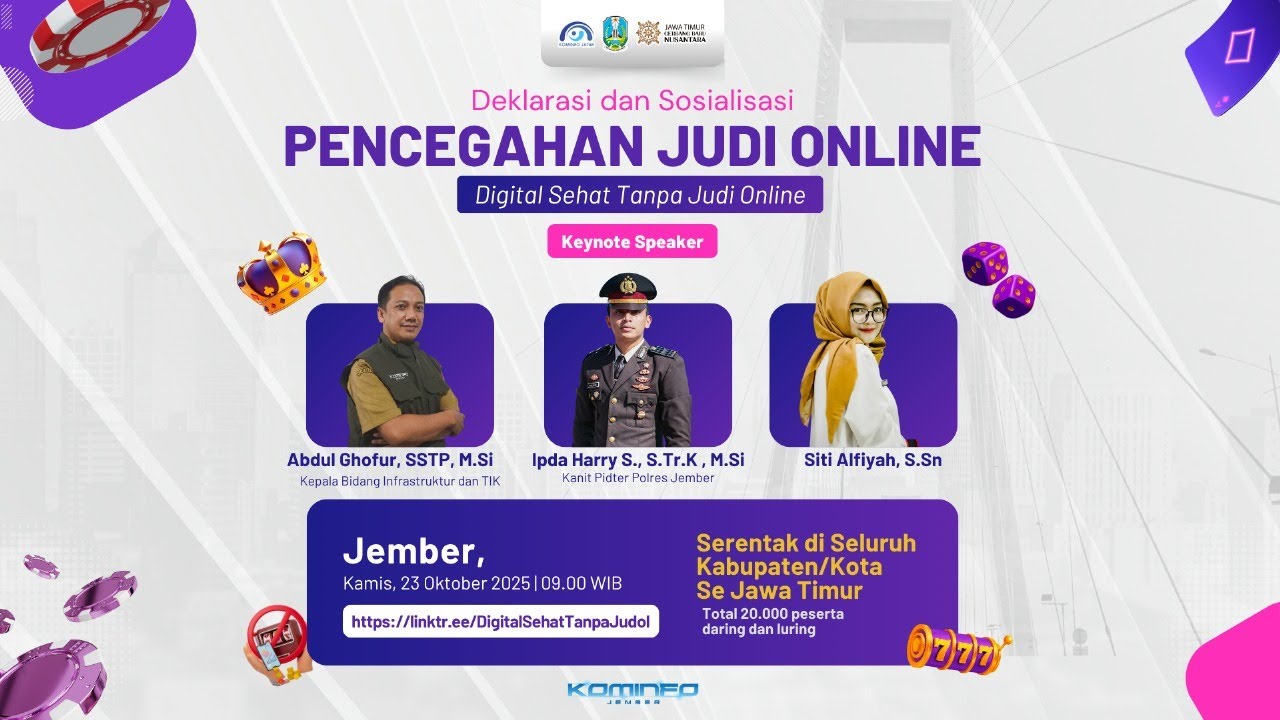 Deklarasi dan Sosialisasi Pencegahan Judi Online 