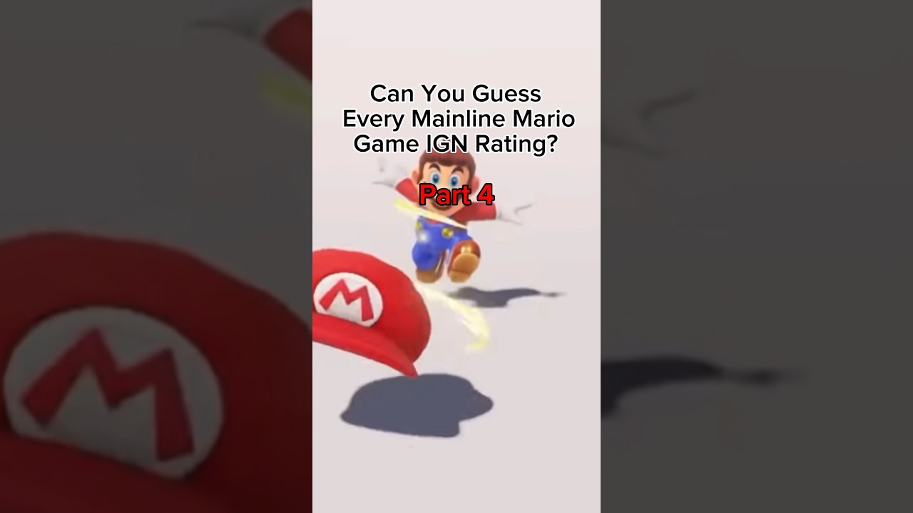 Can You Guess Every Mario Game IGN Rating? Part 4